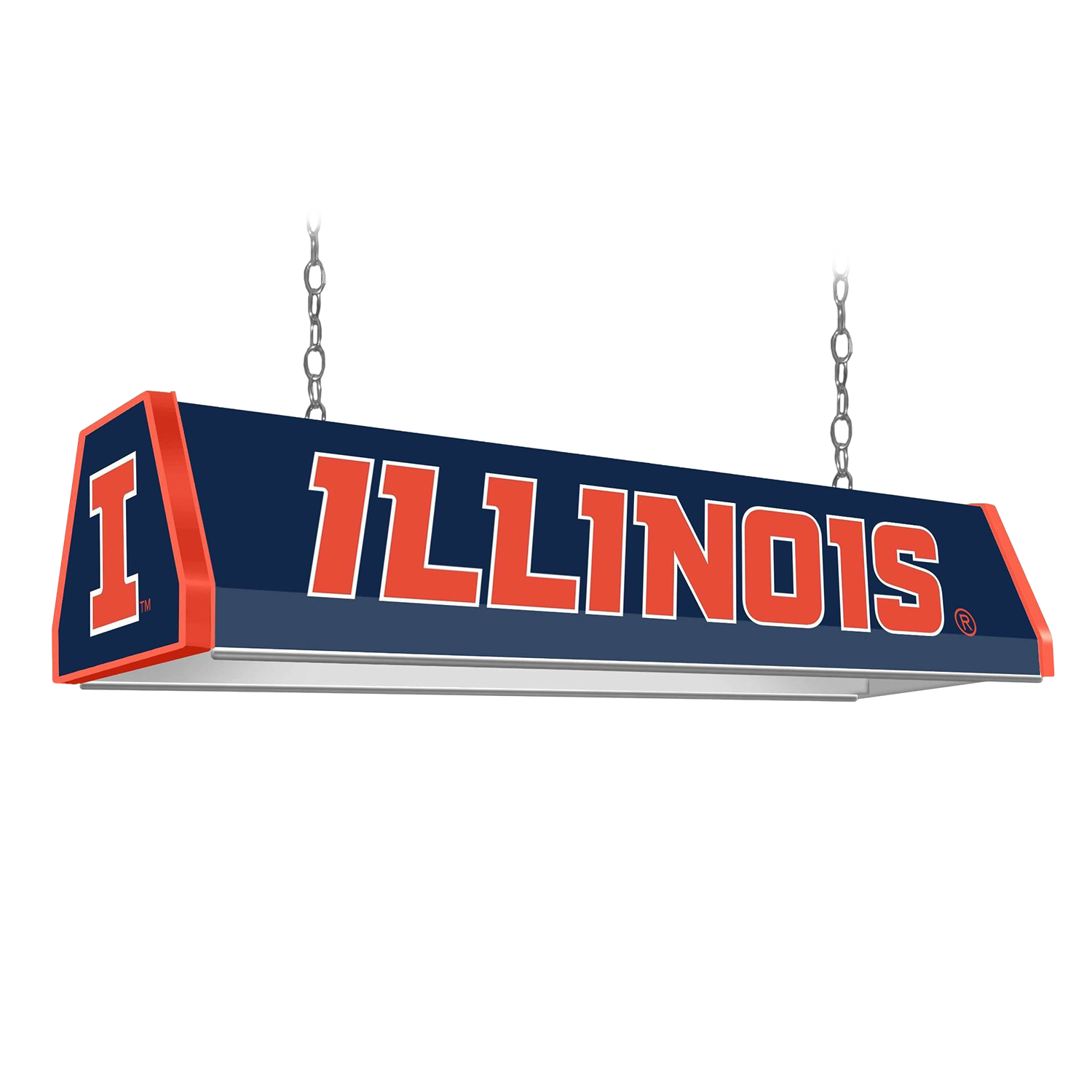 Illinois Fighting Illini Standard Pool Table Light
