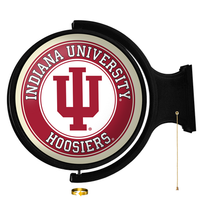 Indiana Hoosiers Round Rotating Wall Sign