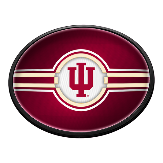Indiana Hoosiers Slimline Oval Lighted Wall Sign