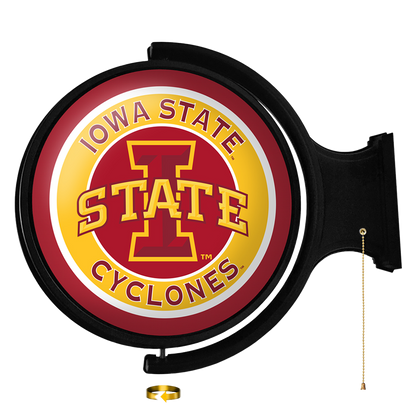 Iowa State Cyclones Round Rotating Wall Sign