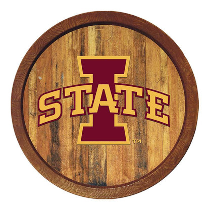 Iowa State Cyclones Barrel Top Sign