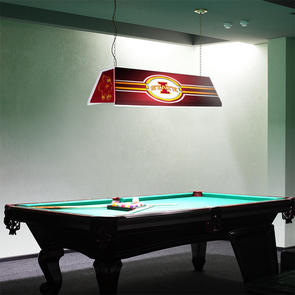Iowa State Cyclones Edge Glow Pool Table Light Room View