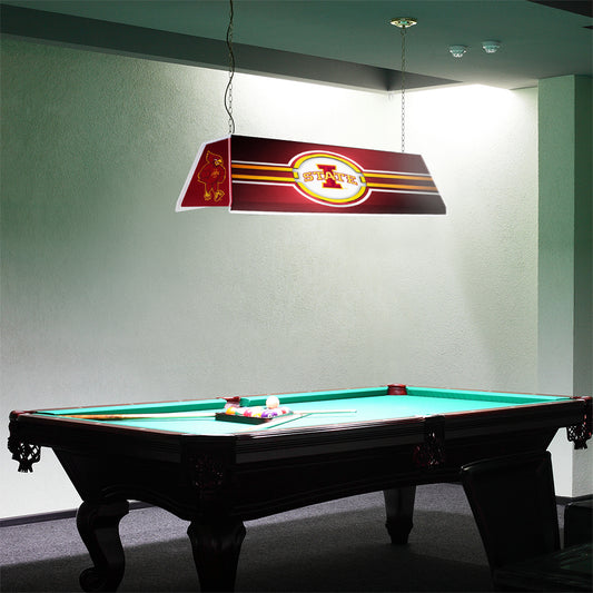 Iowa State Cyclones Edge Glow Pool Table Light Room View