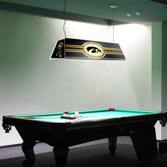 Iowa Hawkeyes Edge Glow Pool Table Light Room View