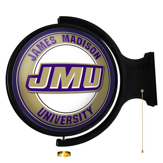 James Madison Dukes Round Rotating Wall Sign