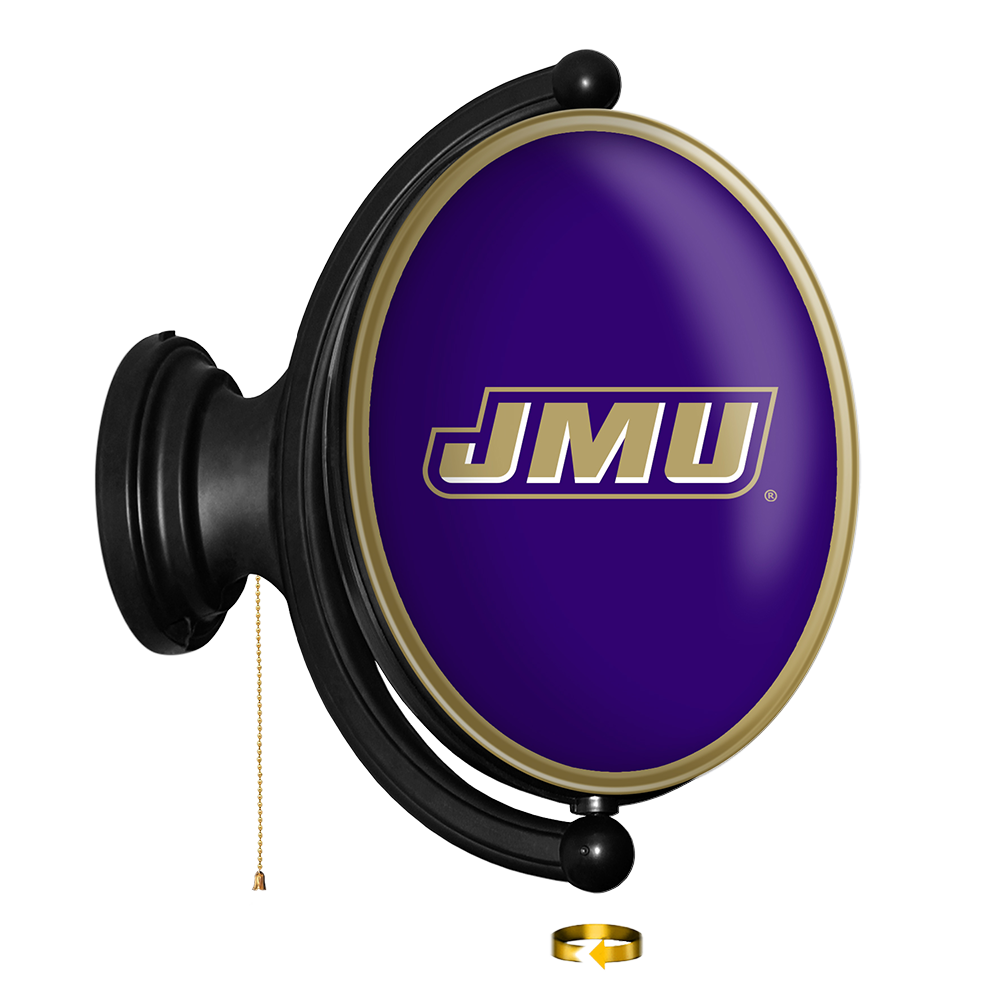 James Madison Dukes Oval Rotating Wall Sign