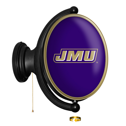 James Madison Dukes Oval Rotating Wall Sign