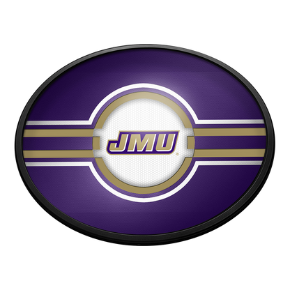 James Madison Dukes Slimline Oval Lighted Wall Sign