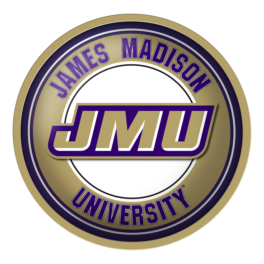 James Madison Dukes Modern Disc Wall Sign
