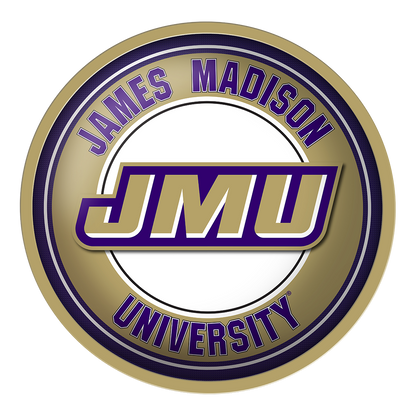 James Madison Dukes Modern Disc Wall Sign
