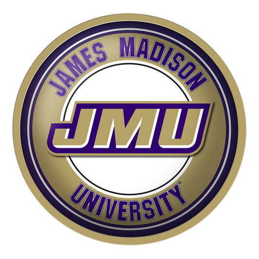 James Madison Dukes Modern Disc Wall Sign