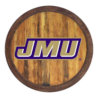 James Madison Dukes Barrel Top Sign