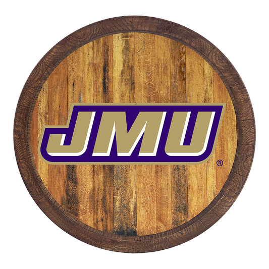 James Madison Dukes Barrel Top Sign