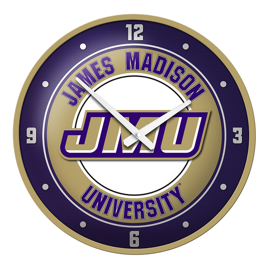 James Madison Dukes Round Wall Clock
