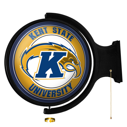 Kent State Golden Flashes Round Rotating Wall Sign