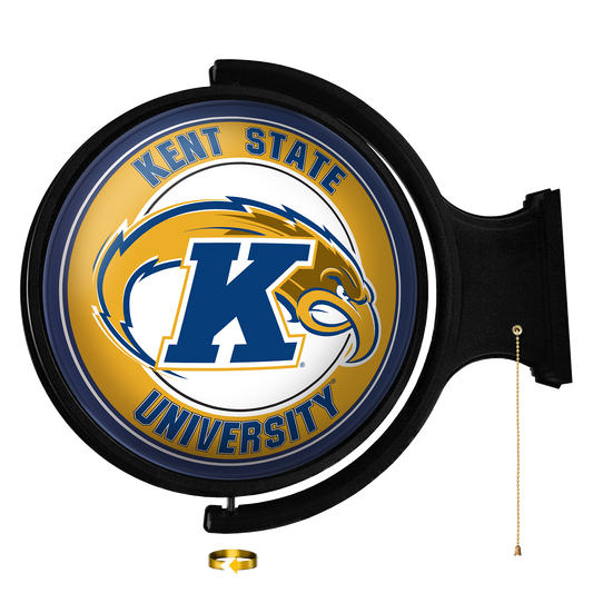 Kent State Golden Flashes Round Rotating Wall Sign