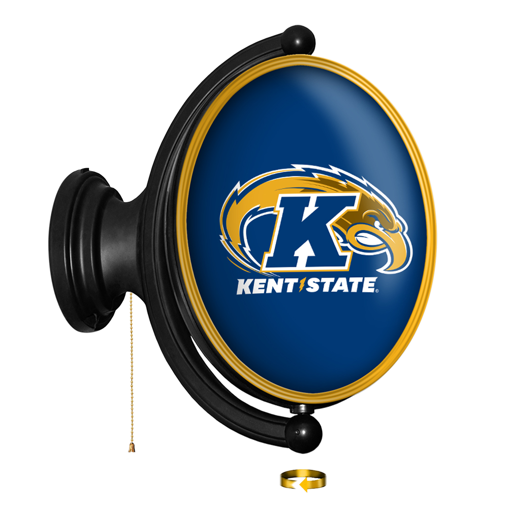 Kent State Golden Flashes Oval Rotating Wall Sign
