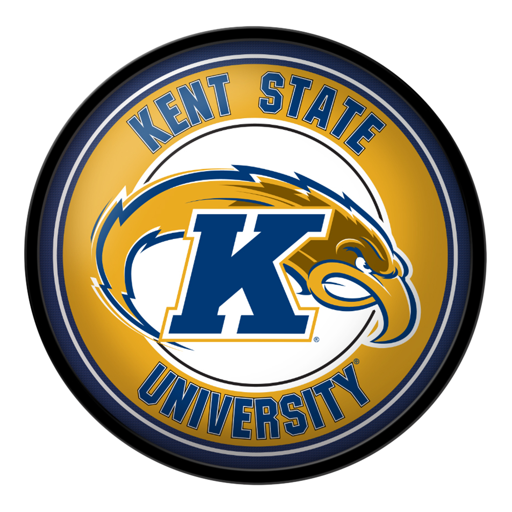 Kent State Golden Flashes Modern Disc Wall Sign