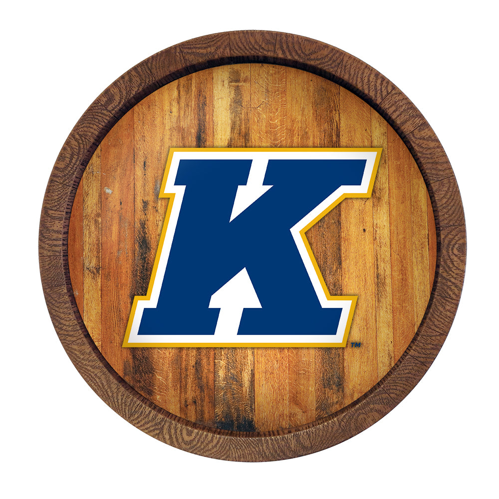 Kent State Golden Flashes Barrel Top Sign