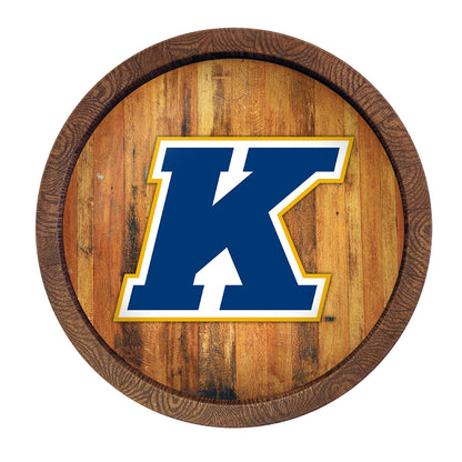 Kent State Golden Flashes Barrel Top Sign