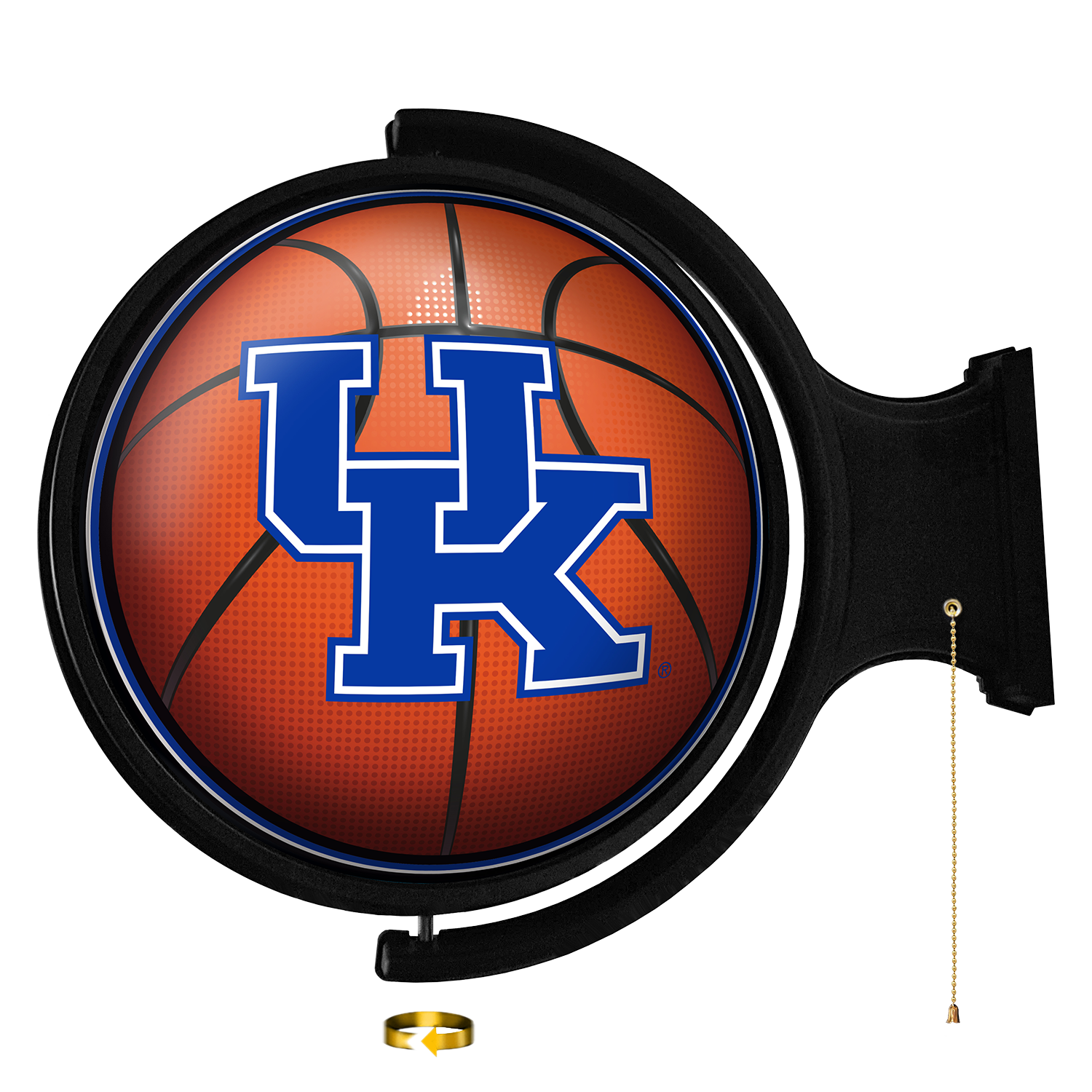 Kentucky Wildcats Round Basketball Rotating Wall Sign