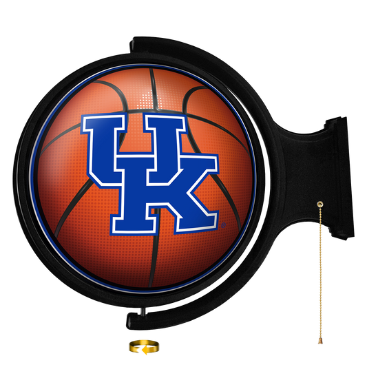 Kentucky Wildcats Round Basketball Rotating Wall Sign