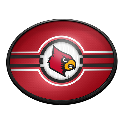 Louisville Cardinals Slimline Oval Lighted Wall Sign