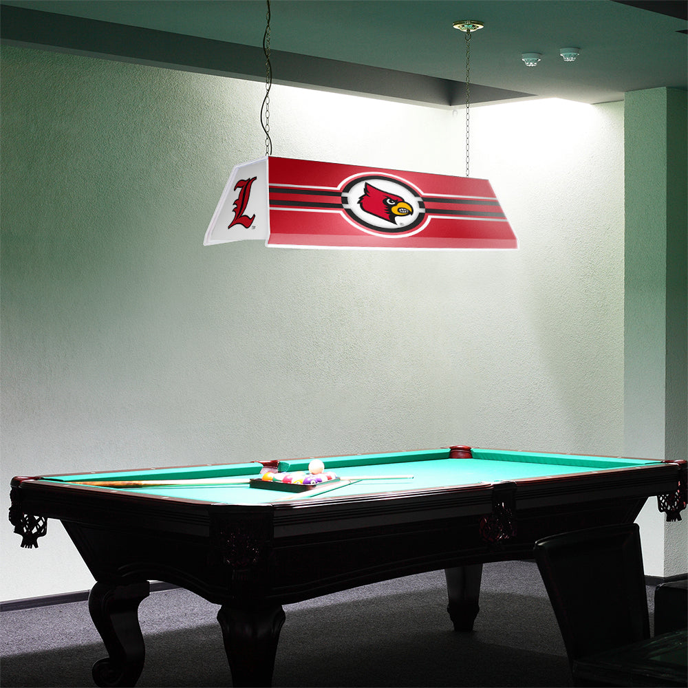 Louisville Cardinals Edge Glow Pool Table Light Room View