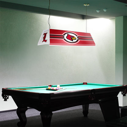 Louisville Cardinals Edge Glow Pool Table Light Room View