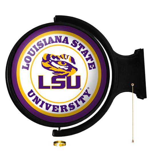 LSU Tigers Round Rotating Wall Sign