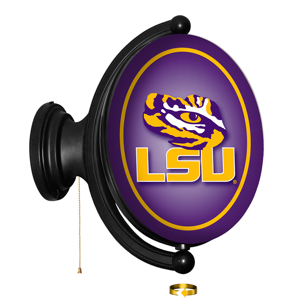LSU Tigers Oval Rotating Wall Sign