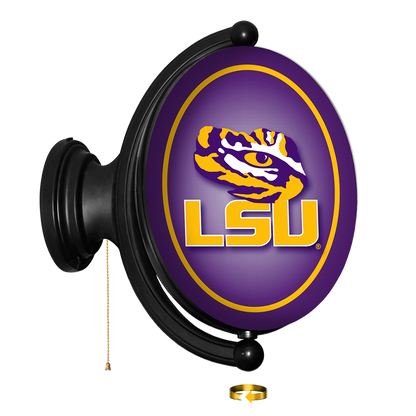 LSU Tigers Oval Rotating Wall Sign