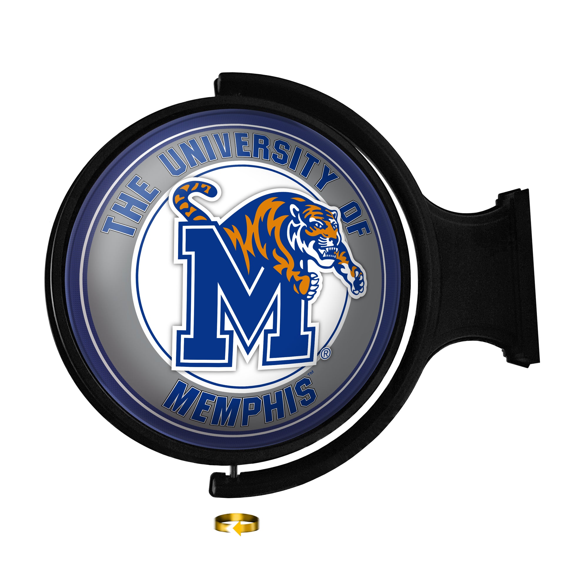 Memphis Tigers Round Rotating Wall Sign