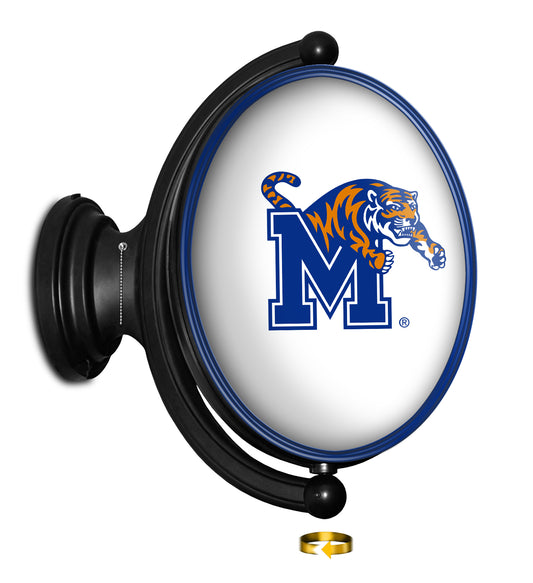 Memphis Tigers Oval Rotating Wall Sign