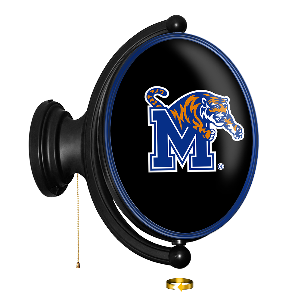 Memphis Tigers Oval Rotating Wall Sign