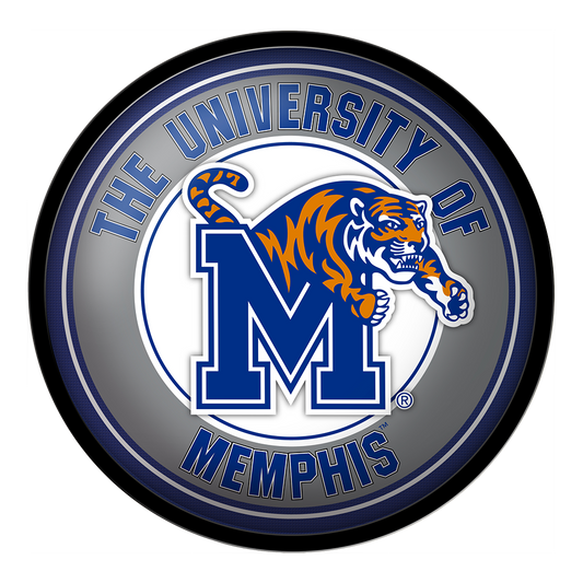 Memphis Tigers Modern Disc Wall Sign