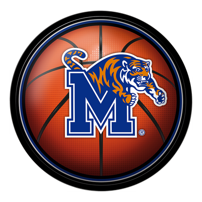 Memphis Tigers Basketball Modern Disc Wall Sign