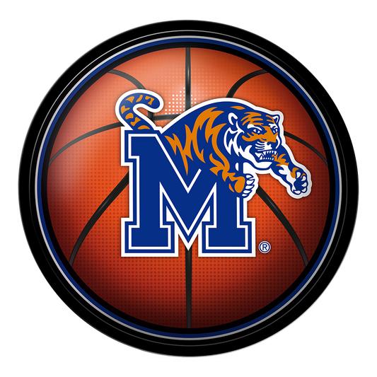 Memphis Tigers Basketball Modern Disc Wall Sign