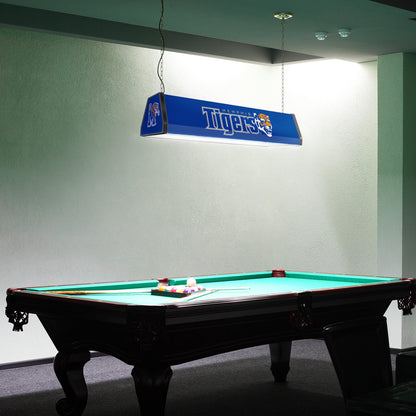 Memphis Tigers Standard Pool Table Light Room View