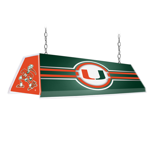 Miami Hurricanes Edge Glow Pool Table Light