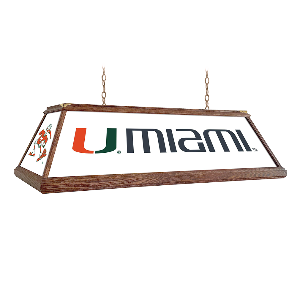 Miami Hurricanes Premium Pool Table Light