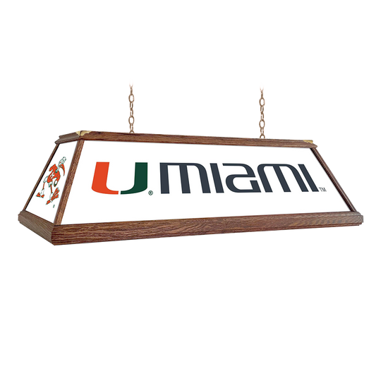 Miami Hurricanes Premium Pool Table Light