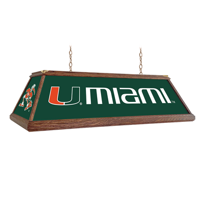 Miami Hurricanes Premium Pool Table Light