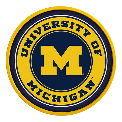 Michigan Wolverines Modern Disc Wall Sign