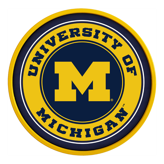 Michigan Wolverines Modern Disc Wall Sign