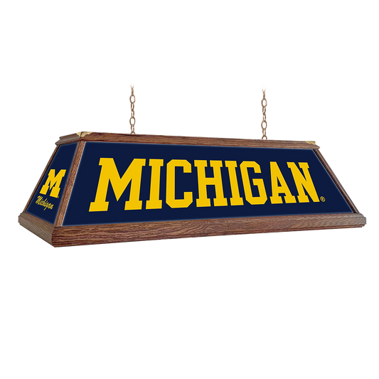 Michigan Wolverines Premium Pool Table Light