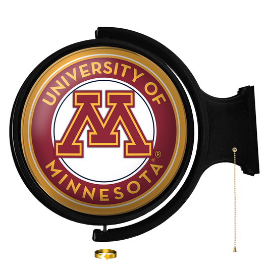 Minnesota Golden Gophers Round Rotating Wall Sign