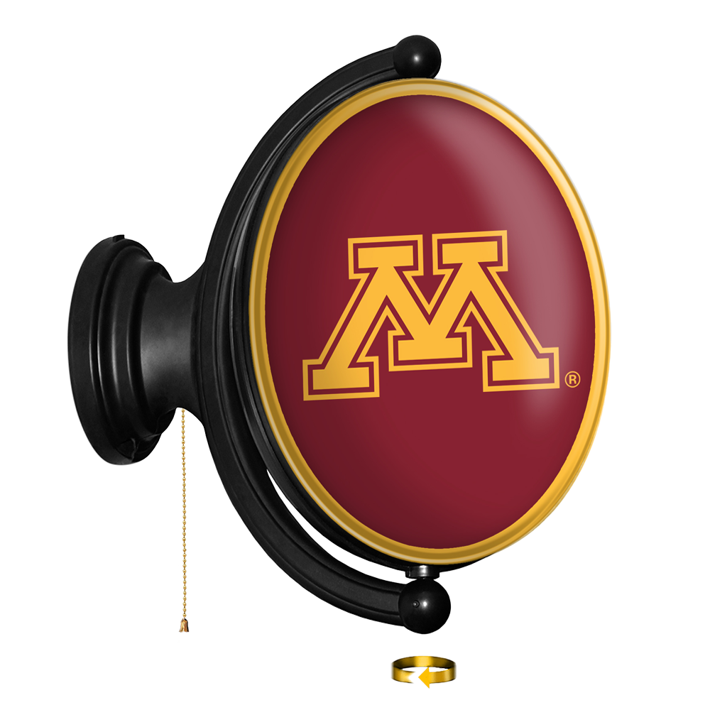 Minnesota Golden Gophers Oval Rotating Wall Sign