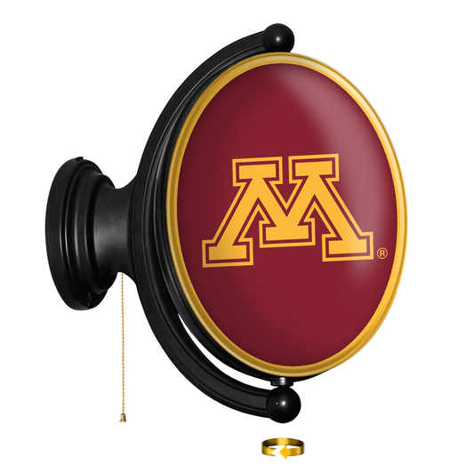 Minnesota Golden Gophers Oval Rotating Wall Sign