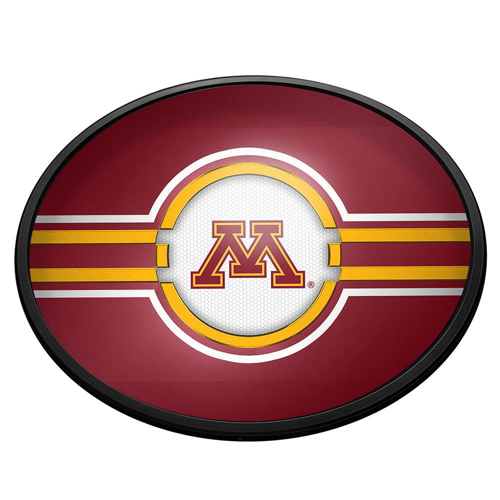 Minnesota Golden Gophers Slimline Oval Lighted Wall Sign